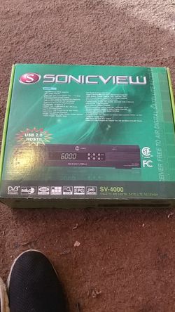 Sonicview sv4000. Satellite receiver
