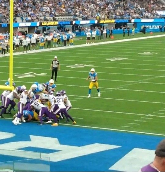 Chargers vs. Colts (4) Aisle Seats Sec 123 + Parking Pass