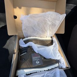 Mens Wolverine Steel-toe Work Boots