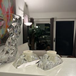 Crystal Candle Holders 