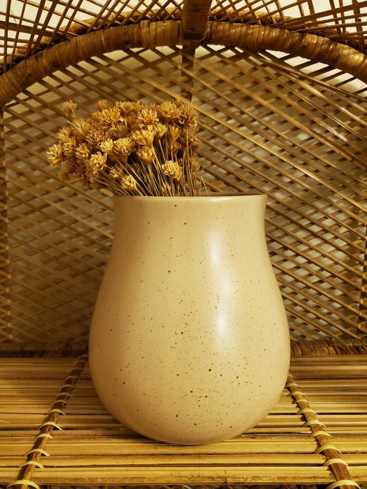 Boho Vase With Dried Flowers