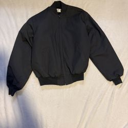 Aramark dark gray bomber jacket 
