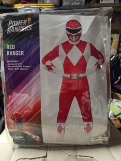 Power Rangers Red Ranger Adult Costume Medium
