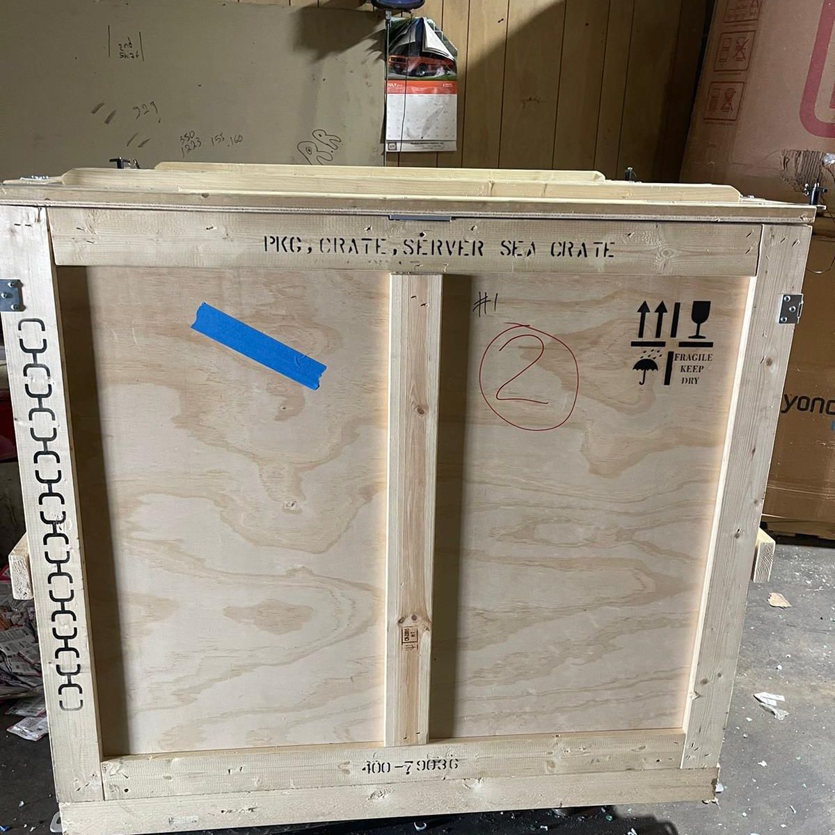 Large Wood Shipping Crates Available 