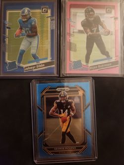 3 card lot all rookies