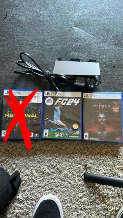 Ps5 games and charging station bundle