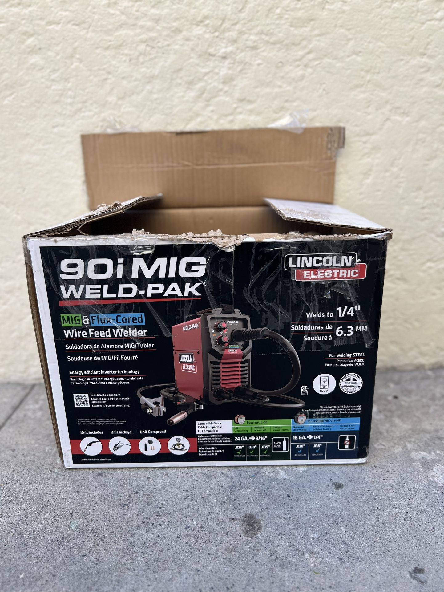 Lincoln Welder Mig and Flux-corded