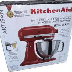 KitchenAid Artisan Series 5 Quart Tilt-Head Stand Mixer - Empire Red