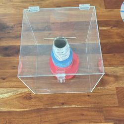 Raffle Box With Raffle Tickets