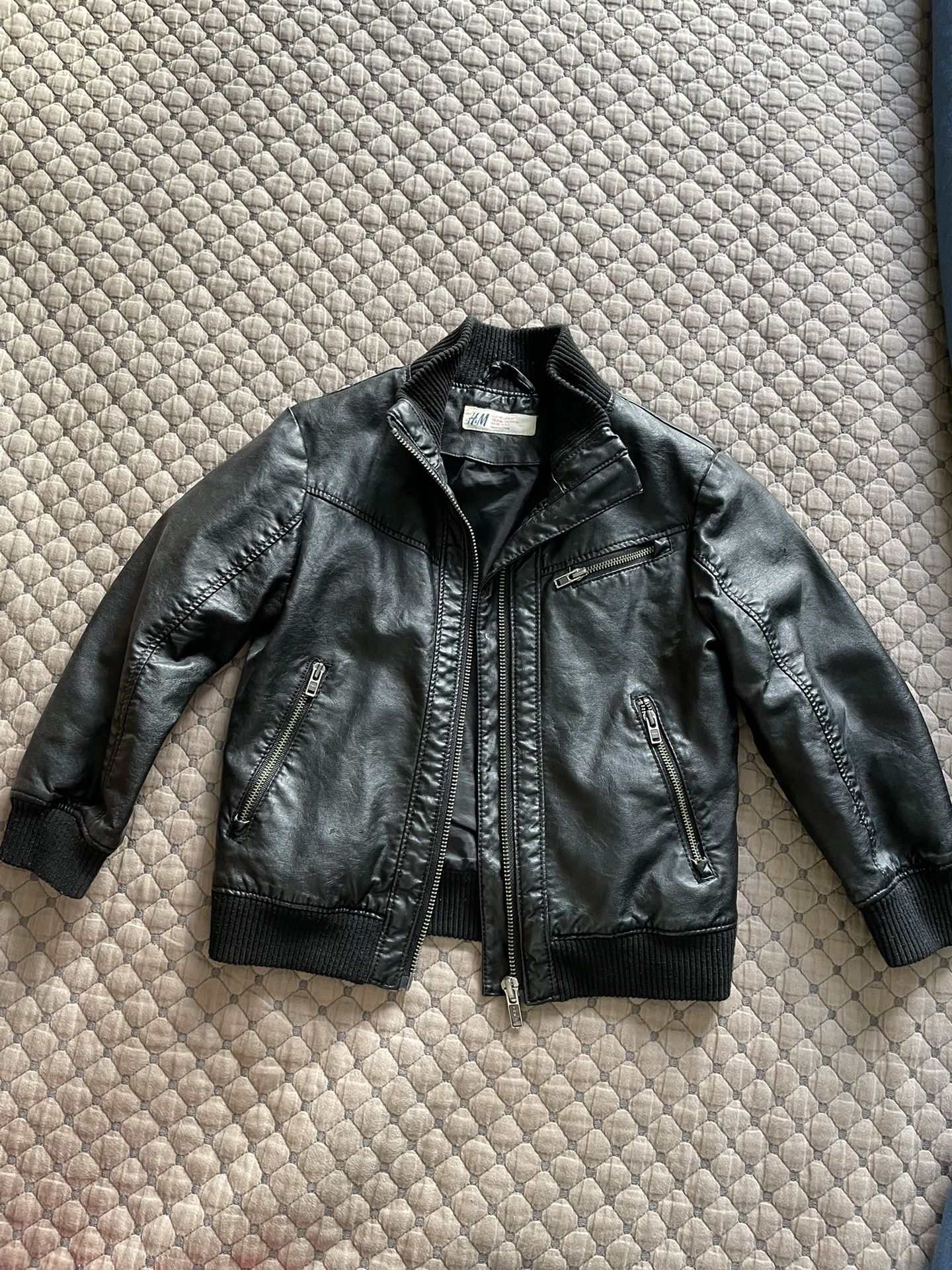 Leathered Coat Winter Boy Baby