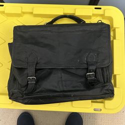 Leather briefcase
