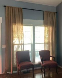 Set Of Curtains.  60” X 108”