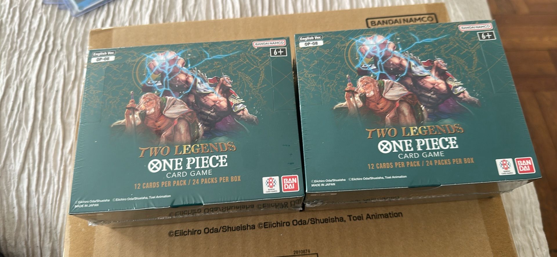 Onepiece Op08 Sealed Booster Box