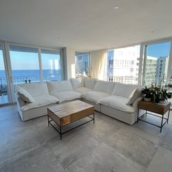 White Cloud Sectional (NEW SETS IN BOXES)