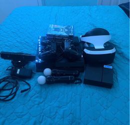 PS4 Console Bundle with PSVR and Accessories