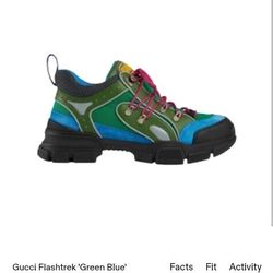 Gucci Flashtrek Green Blue Version 