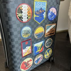 Louis Vuitton Luggage With Alps Patches Limited Edition
