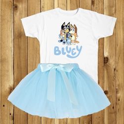 Bluey Tutu Outfit 3t