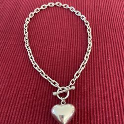 925 SILVER WOMENS NECKLACE 16 INCHES