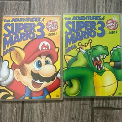 The Adventures Of Super Mario Bros 3 Disc 1 And 2 Complete Series DVD  (Used)