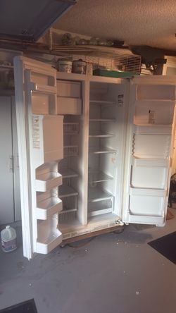 White Side-by-Side Refrigerator