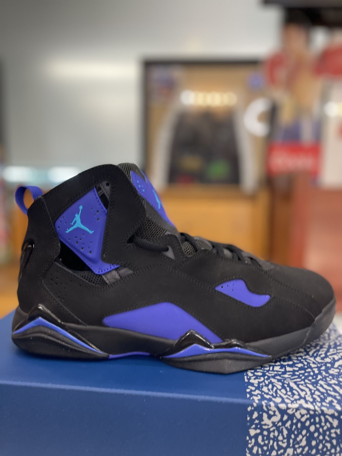 Air Jordan Men's Size Black Concord Purple Teal