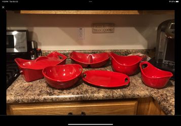 Rachael Ray Stoneware Red