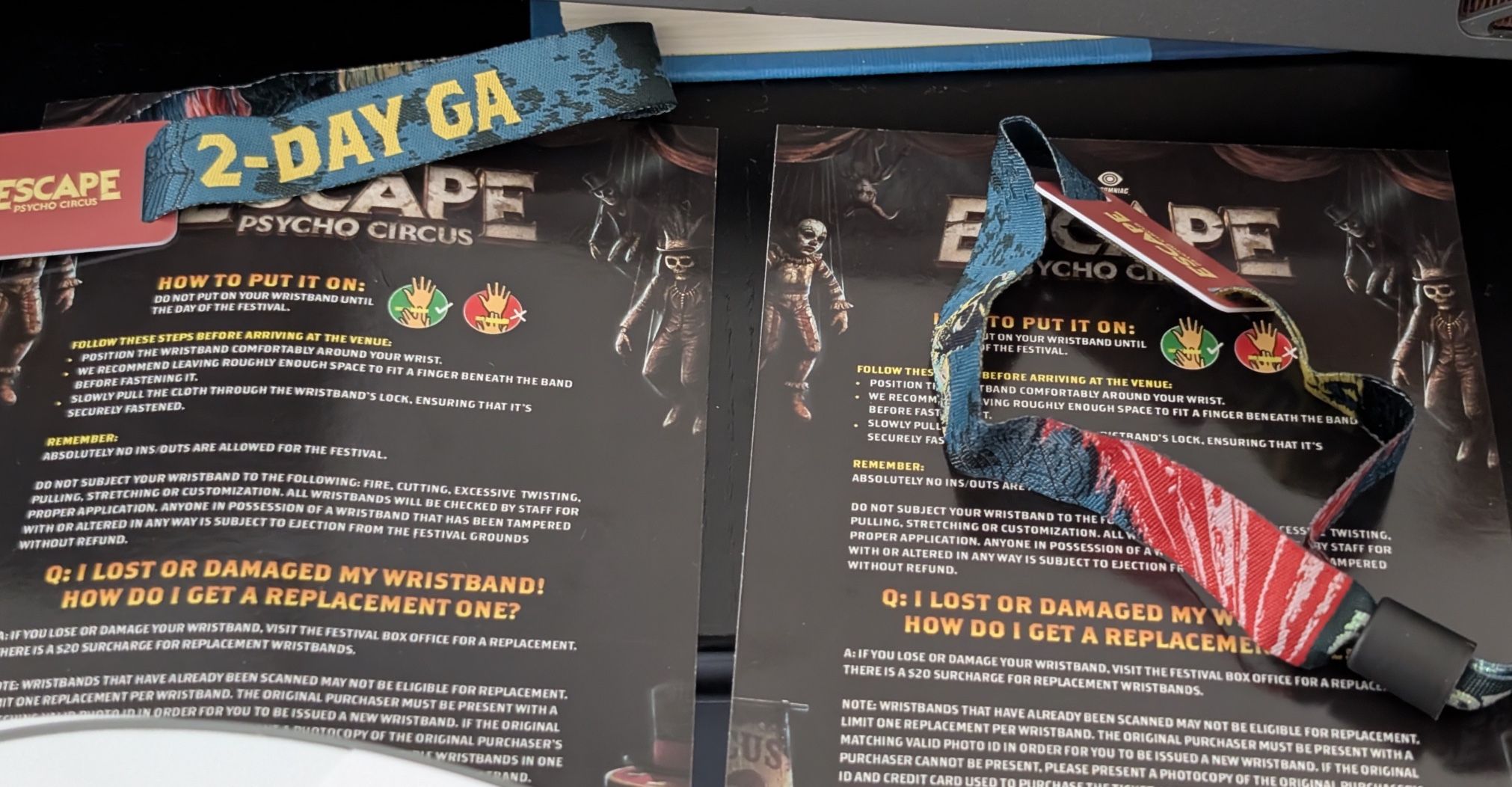 Escape Psycho Circus 2025 220$