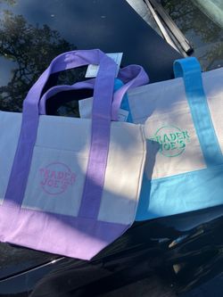 Trader Joe’s pastel totes