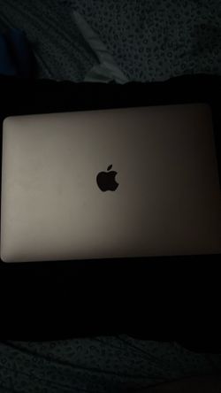 Pink Apple laptop