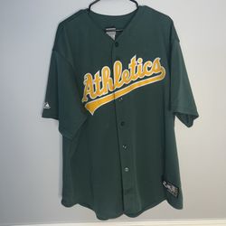 Oakland Athletics Baseball Jersey Mens XXL Green Majestic