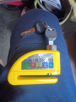 "Open Box" Digital Disc lock Alarm with... 2 keys