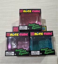 Needoh nice cube lot of 3