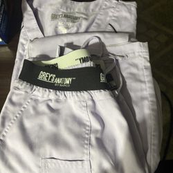 Grey’s Anatomy Medical Scrubs, Top, And Bottom