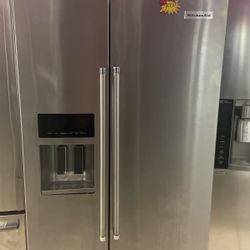 Kitchen Aid. Side By Side Stainless Steel 