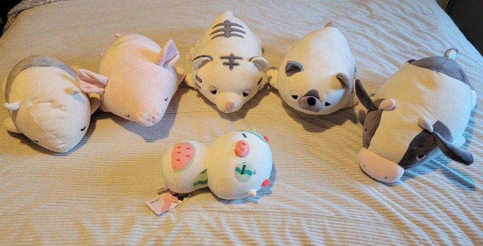 Farm Animal Squish Plushies