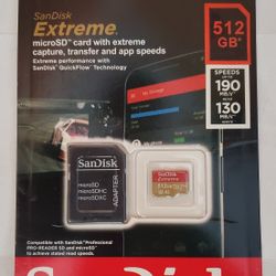 SanDisk 512GB Extreme microSDXC.   *Do NOT Purchase - for Smiley ONLY*