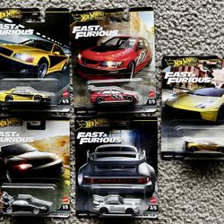 Hot Wheels Fast & Furious Premium 2025 M Set of 5 Cars 