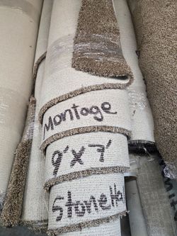 9' x 7', New High-Quality Carpet Roll, Color Name: Stonehall Montage