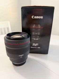 Canon rf 85 f1.2 L lens