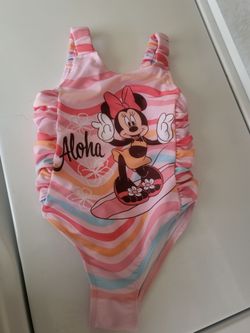 Minnie (Aloha) NEW Swimsuit (girls, Size 5)