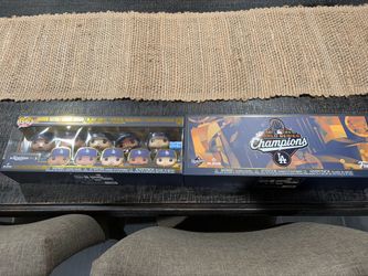 Dodger World series Champions Funko Pop Set