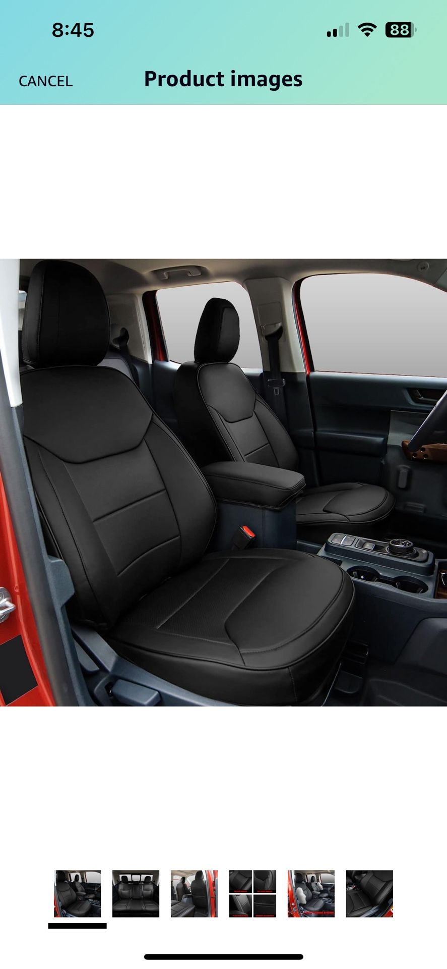 Mabett Leather Seat Covers for Ford Maverick 5-Seat