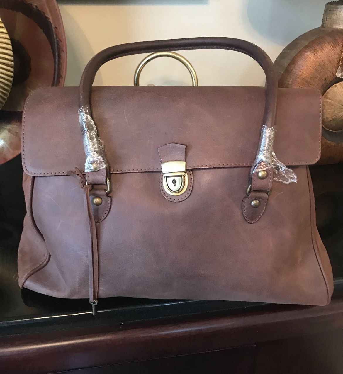 Sundance Leather Hand Bag