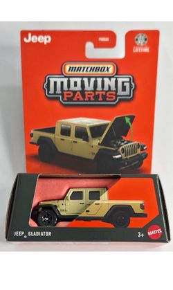 Matchbox Moving Parts MBX Jeep Gladiator Diecast 1/64 Truck