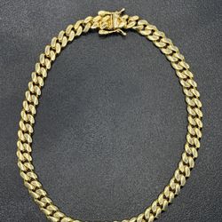 Miam Gold Cuban Bracelet