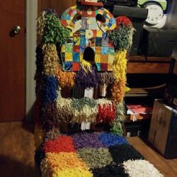 Antique rare 1 of a kind clown chair