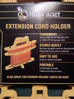 Extension Cord Holder