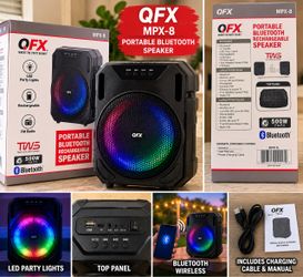 QFX MPX-8 Portable Bluetooth Speaker