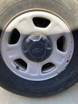 Chevy factory rims with tires